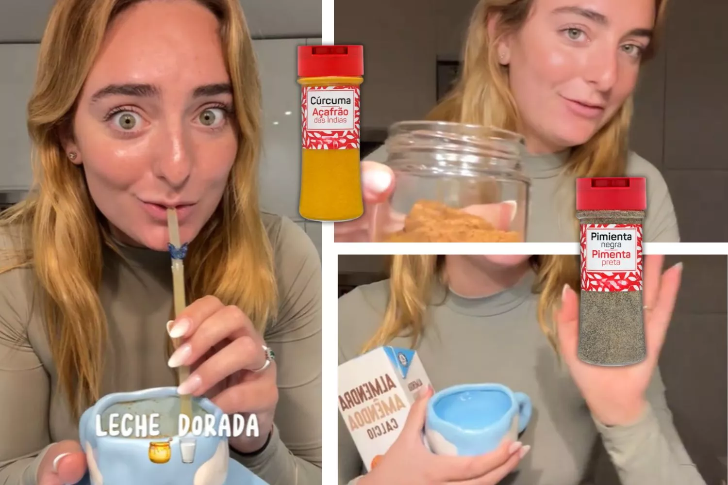 Una influencer revela su elixir mañanero contra la inflamación/ Montaje CG