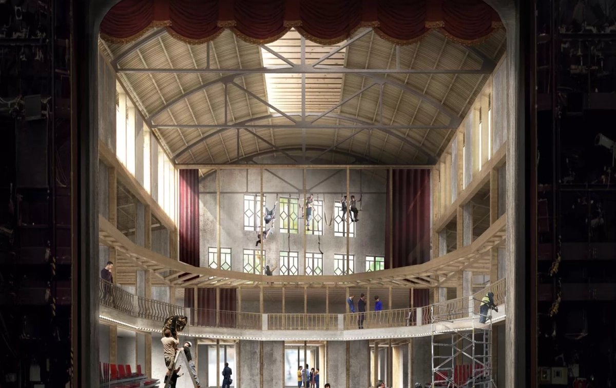 Render del Teatre Arnau / AYUNTAMIENTO DE BARCELONA Render del Teatre Arnau / AYUNTAMIENTO DE BARCELONA