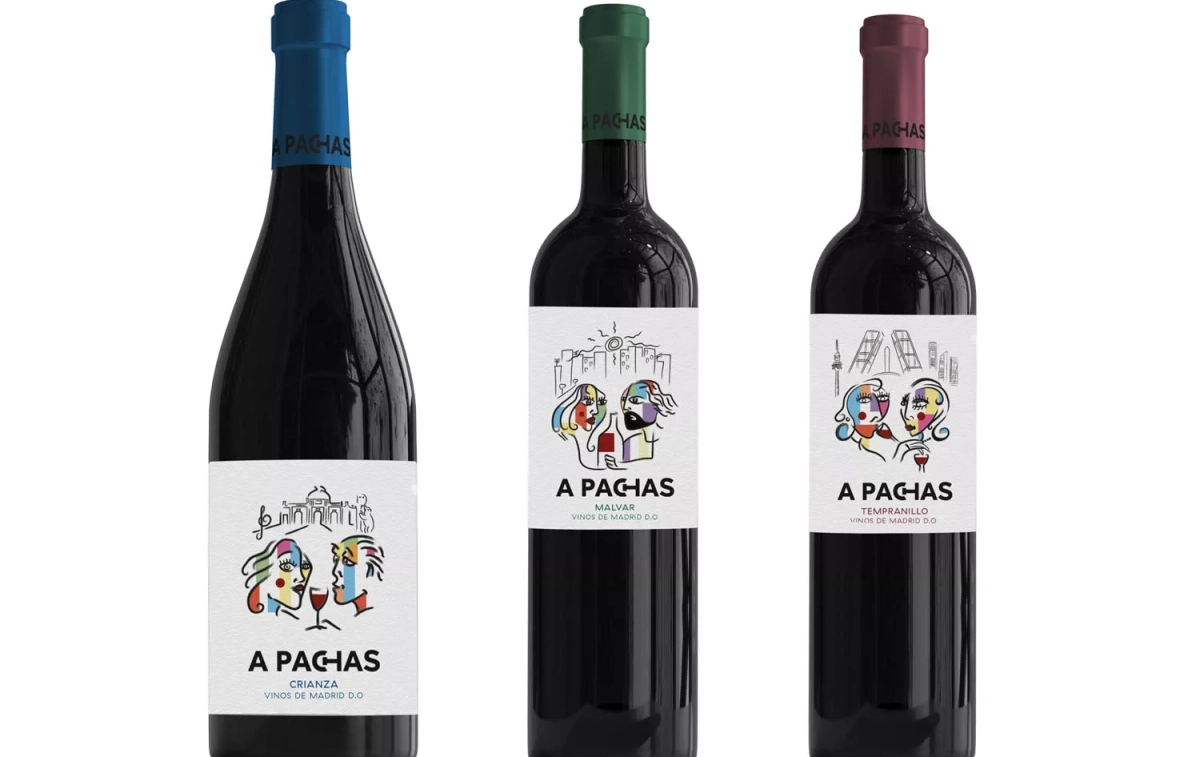 Tres botellas de la bodega A Pachas / FLY YOUR WINE Tres botellas de la bodega A Pachas / FLY YOUR WINE