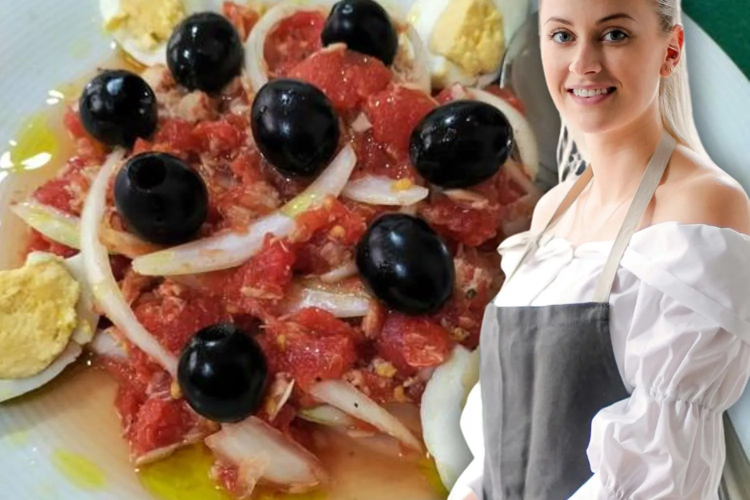 Una chica cocina la ensalada que se puede comer todo el año/ Montaje CG