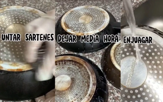 Paso a paso para limpiar sartenes y ollas/ TIKTOK Paso a paso para limpiar sartenes y ollas/ TIKTOK