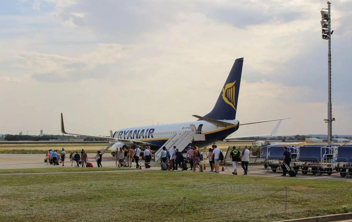Un avión de Ryanair / UNSPLASH Un avión de Ryanair / UNSPLASH