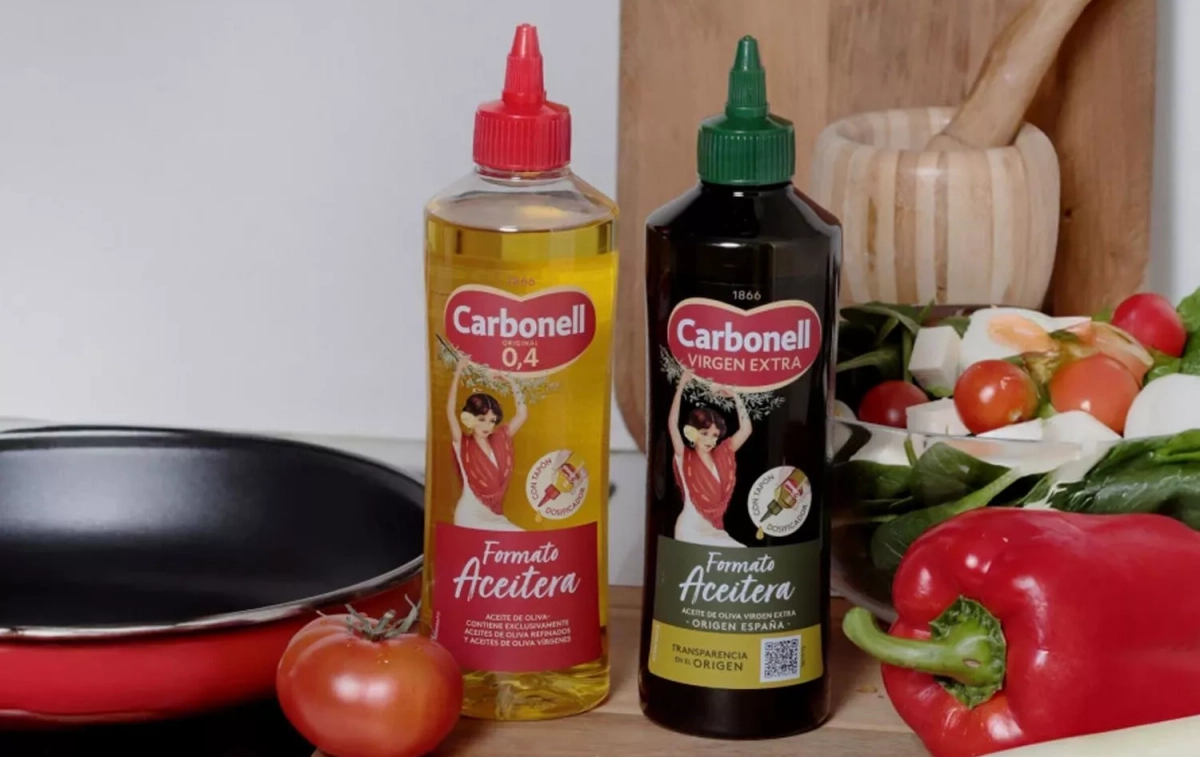 La nueva botella de aceite con dosificador de Carbonell La nueva botella de aceite con dosificador de Carbonell