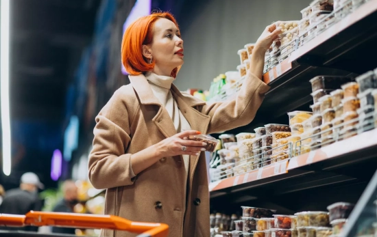 Una compradora ajustando su lista de la compra a su bolsillo en un supermercado / FREEPIK - senivpetro Una compradora ajustando su lista de la compra a su bolsillo en un supermercado / FREEPIK - senivpetro