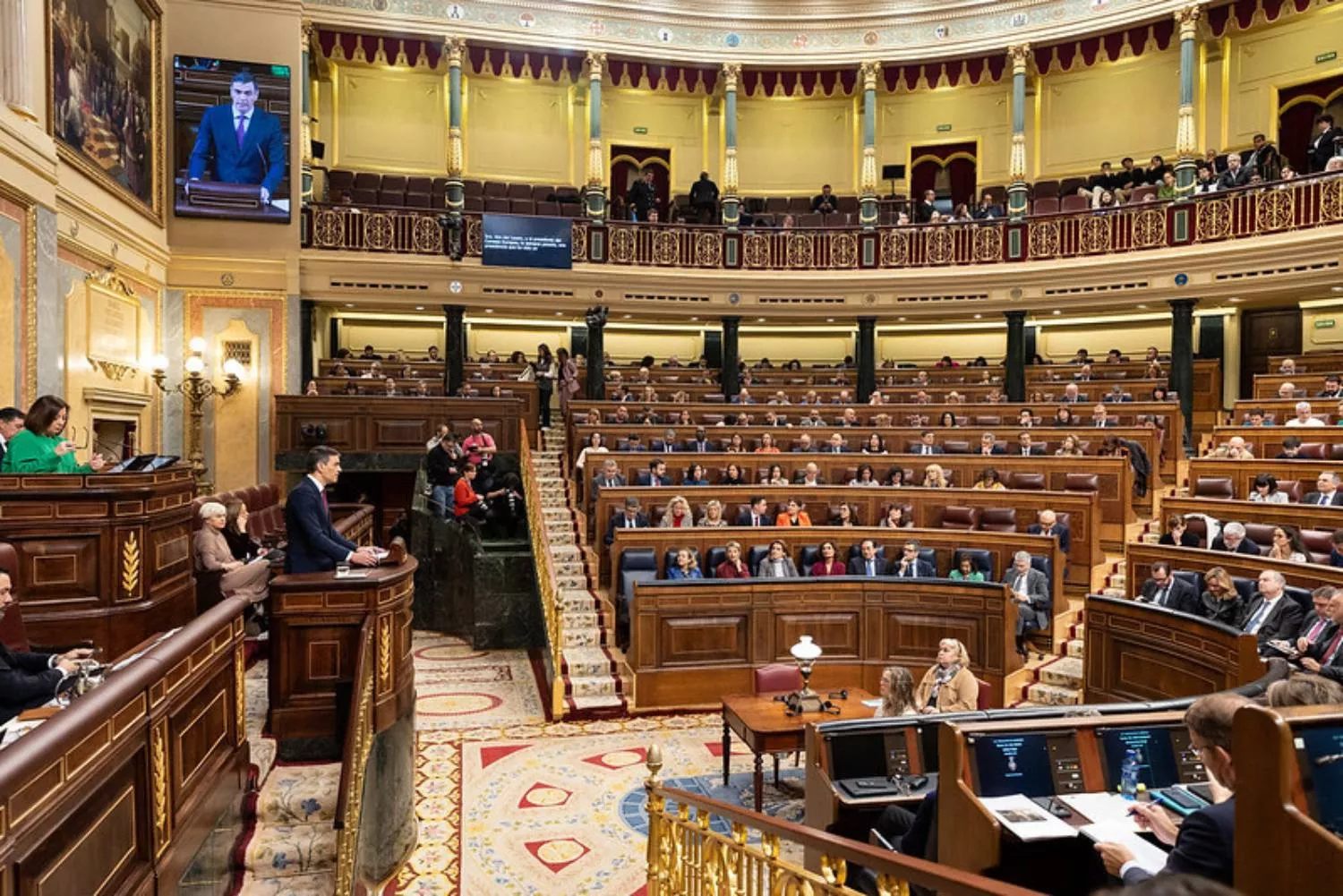 Una imagen del Congreso de los Diputados, con multitud de políticos / EP - PSOE