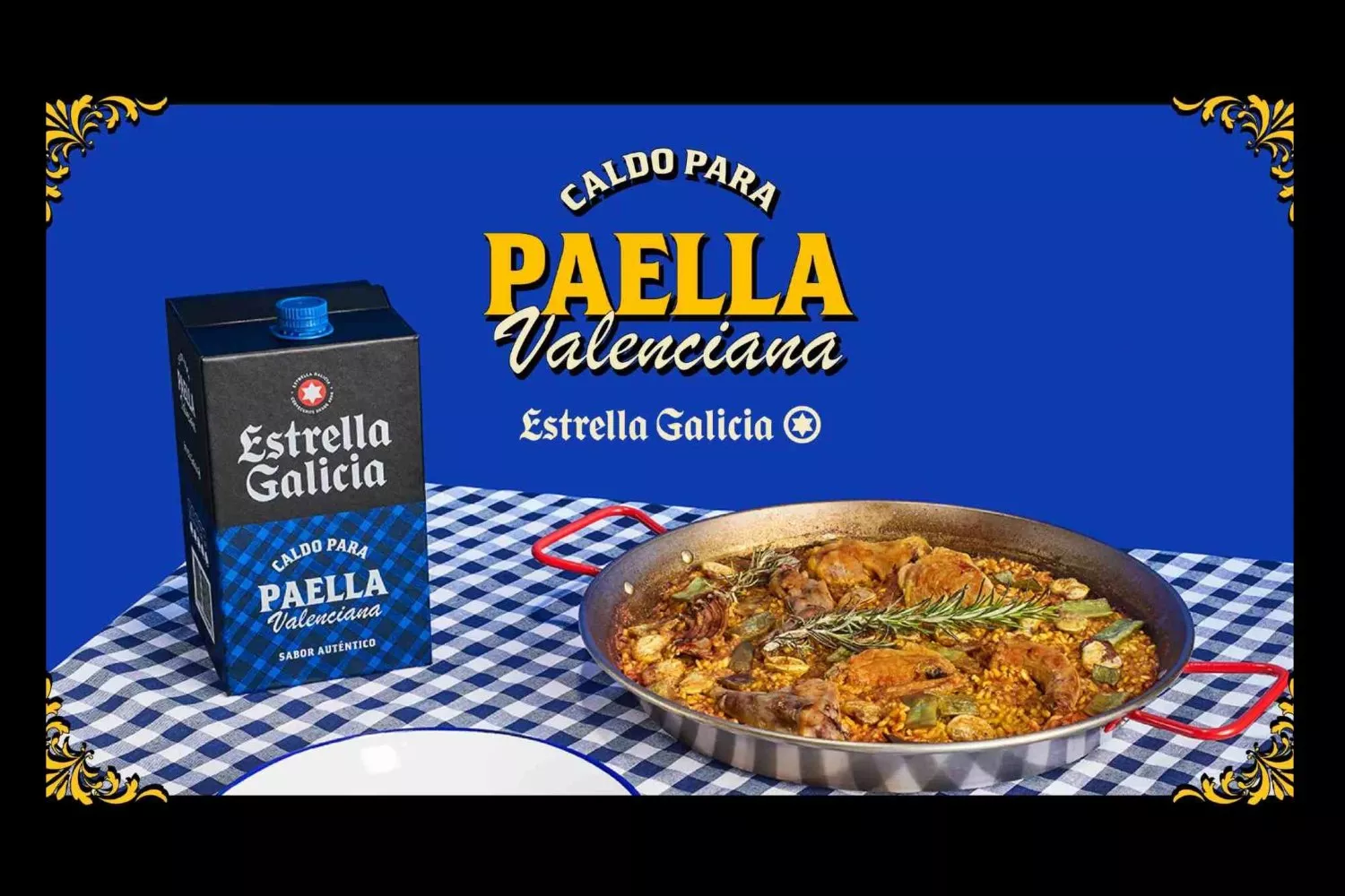 El caldo para paella de Estrella Galicia