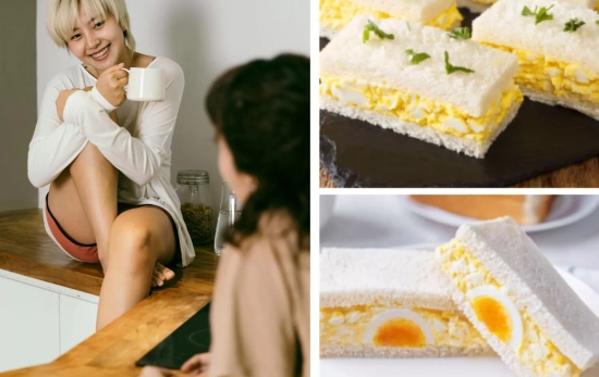 El sándwich 'Tamago Sando' ideal para cualquier hora del día/ Montaje CG El sándwich 'Tamago Sando' ideal para cualquier hora del día/ Montaje CG