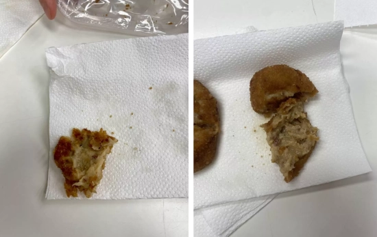 Croquetas con trozo de jamón / CEDIDA Croquetas con trozo de jamón / CEDIDA