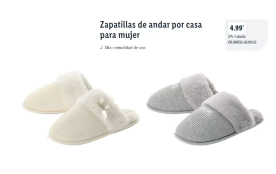 Zapatillas gruesas de andar pro casa/ LIDL.ES Zapatillas gruesas de andar pro casa/ LIDL.ES