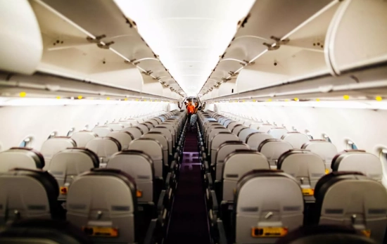Los asientos del interior de un avión / PEXELS Los asientos del interior de un avión / PEXELS