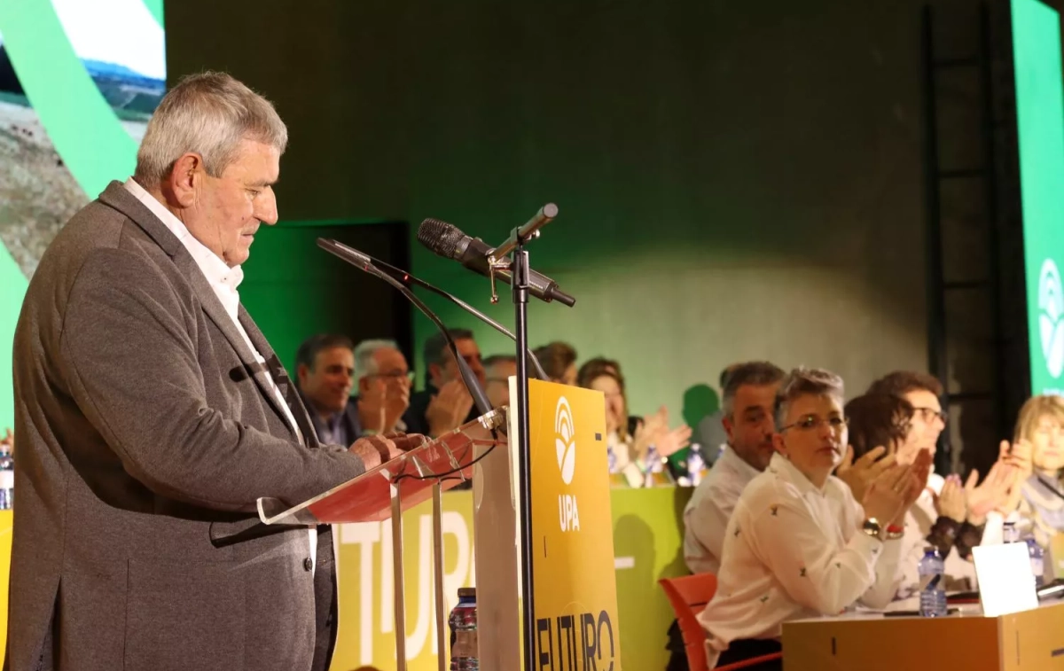 Lorenzo Ramos durante su discurso / UPA