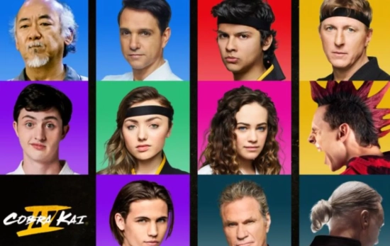Antiguos avatares de 'cobra Kai' en Netflix/ visto en 'X'