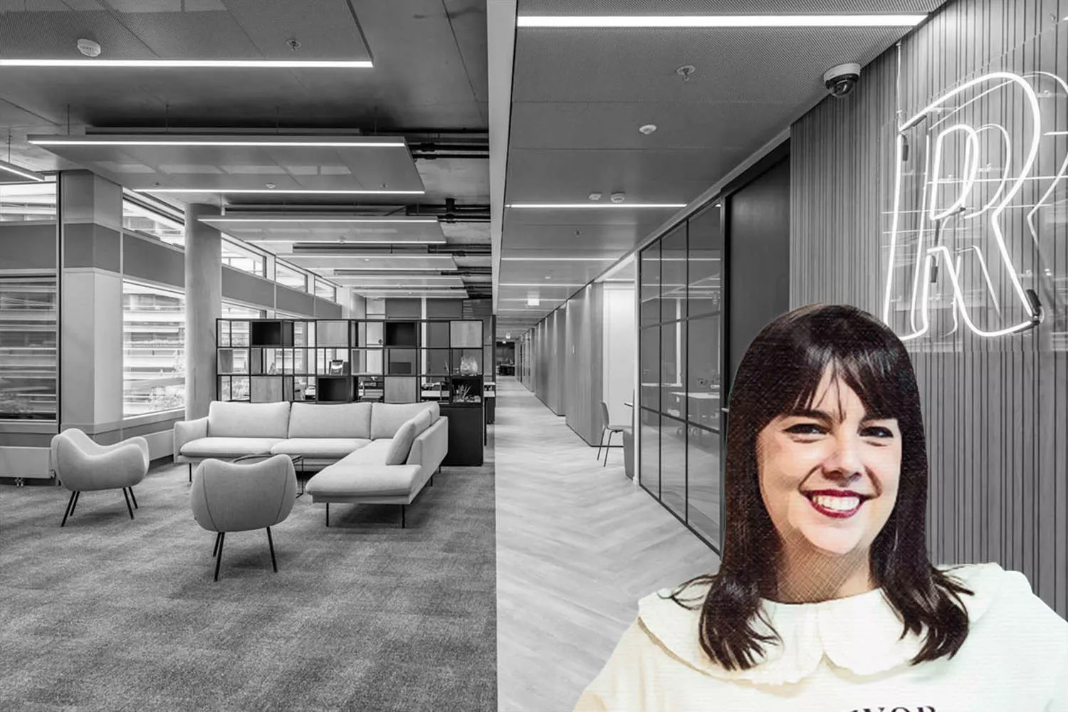 Paloma Casillas y unas oficinas de Revolut CONSUMIDOR GLOBAL
