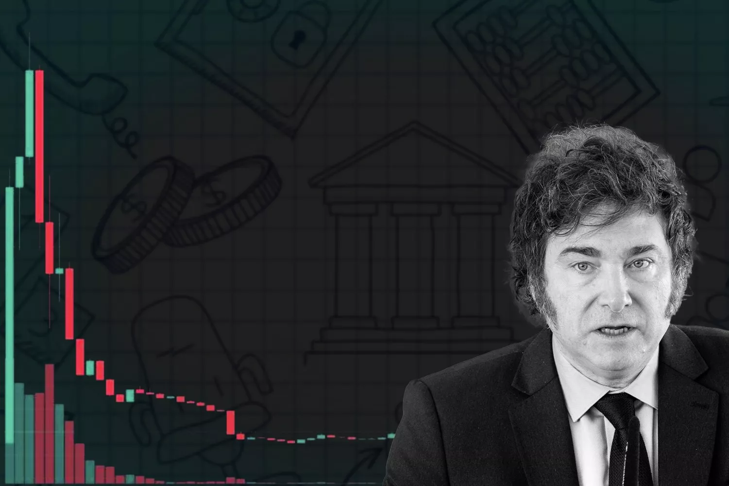 El presidente de Argentina, Javier Milei, y el desplome de $Libra / CG