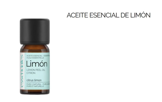 Aceite esencial de limón/ ESSENCIALES.COM Aceite esencial de limón/ ESSENCIALES.COM