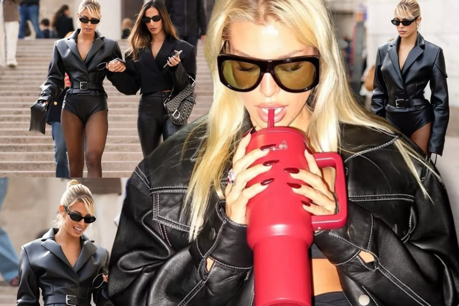 El regreso de los 80 a la moda ya tiene nombre de hombreras y así las lleva Jessica Goicoechea/ Montaje CG
