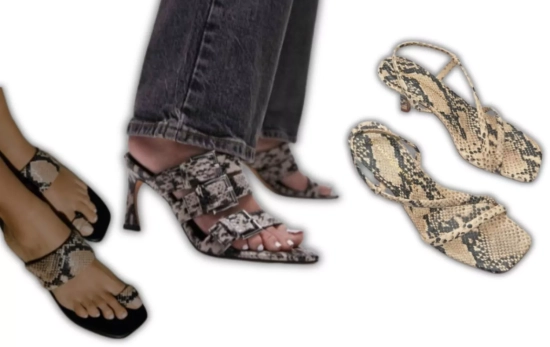 Tendencia estampado serpiente/ Montaje CG Tendencia estampado serpiente/ Montaje CG