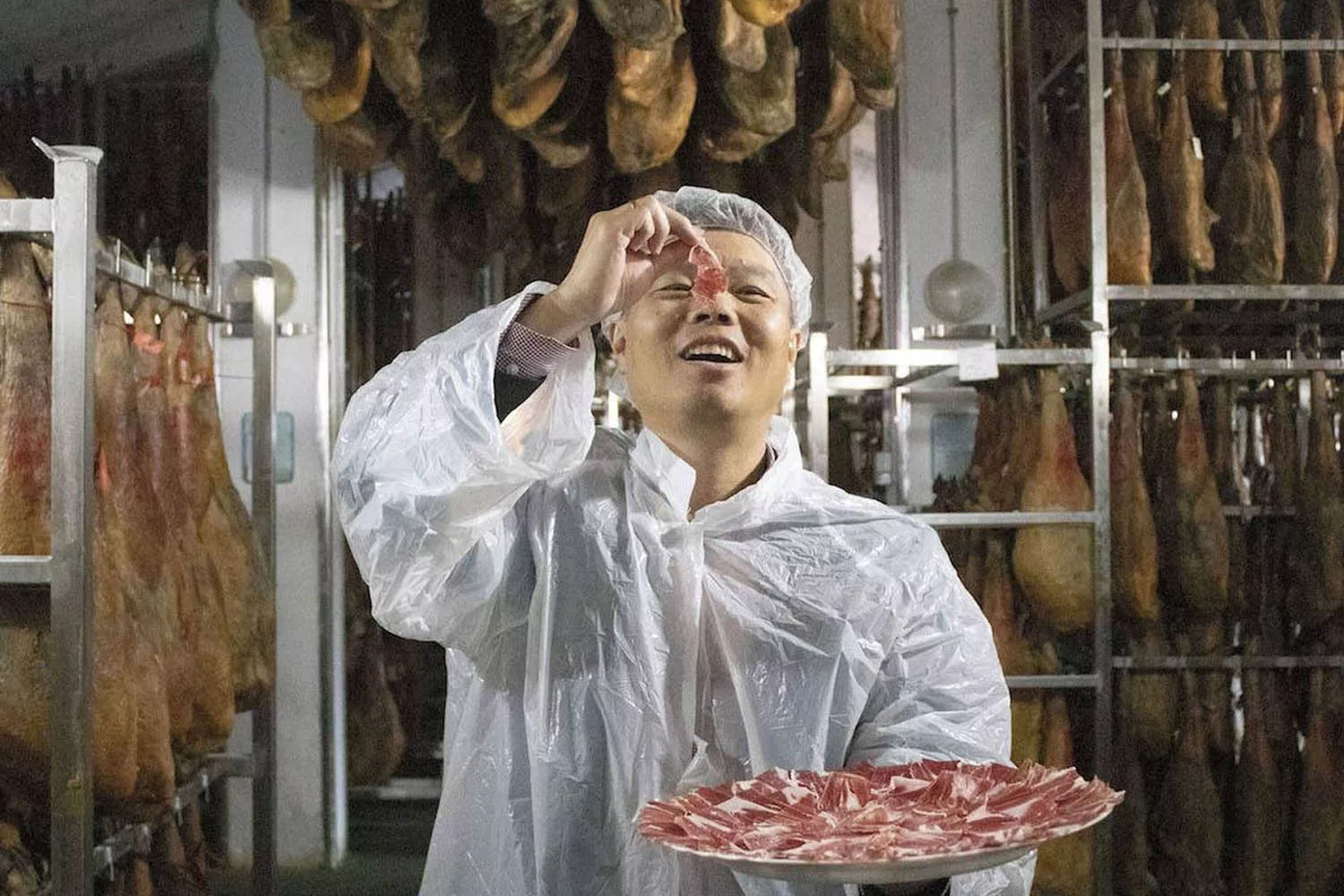 Un importador chino de jamón ibérico / EMBUTIDOS FERMÍN Un importador chino de jamón ibérico / EMBUTIDOS FERMÍN