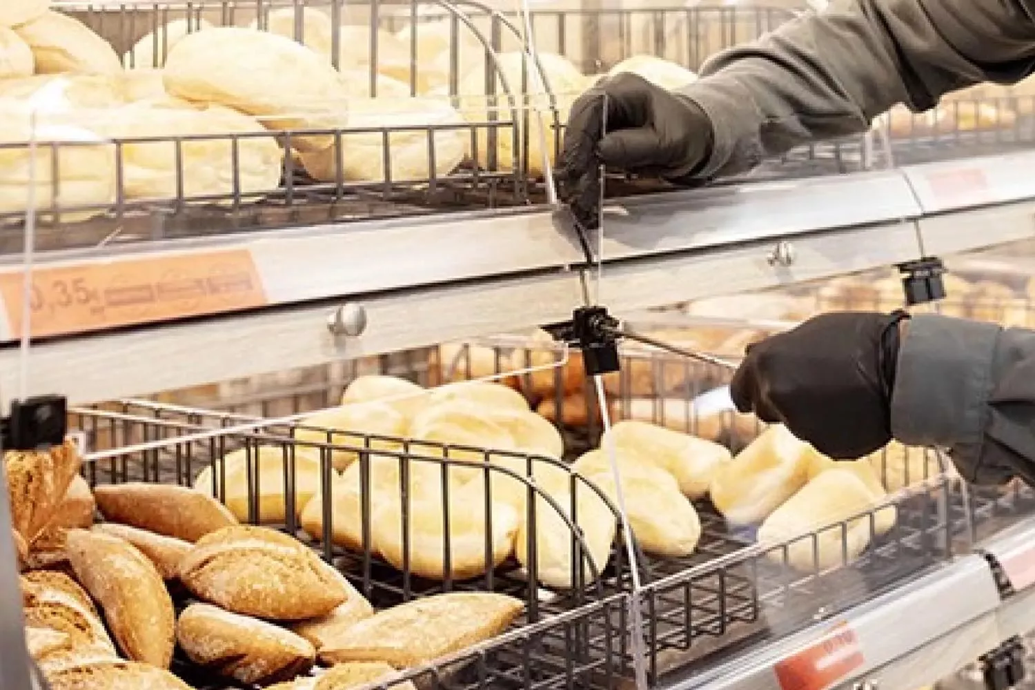 La sección de panadería de un supermercado con pan sin gluten / MERCADONA