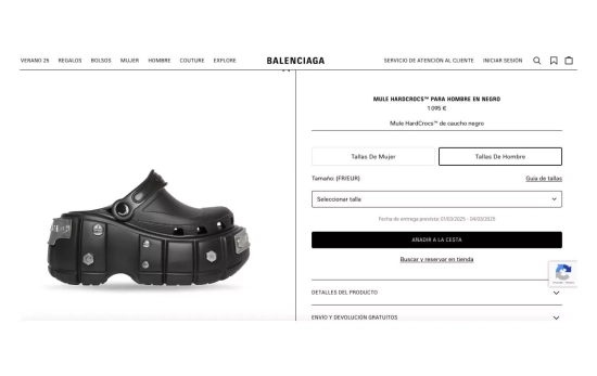 Colaboración de Crocs con Balenciaga / BALENCIAGA