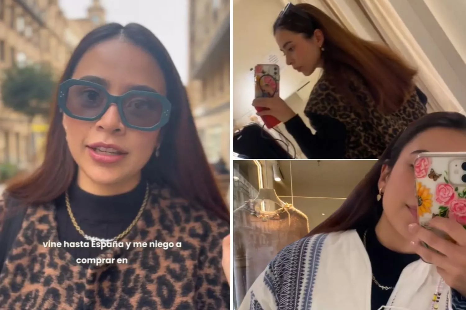 La influencer que muestra una tienda de ropa única y poco conocida/ Montaje CG