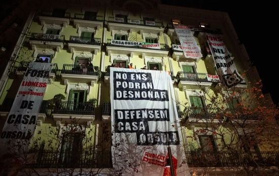 Fachada de la Casa Orsola en Cataluña, una de las CCAA con más viviendas okupadas / Lorena Sopêna - EP Fachada de la Casa Orsola en Cataluña, una de las CCAA con más viviendas okupadas / Lorena Sopêna - EP