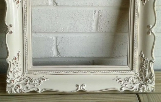 Cuadro ornamentado restaurado/PINTEREST.COM