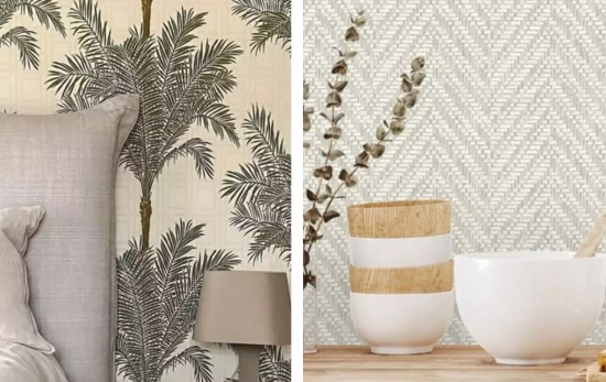Ejemplos de papel pintado en una pared/ PINTEREST.COM