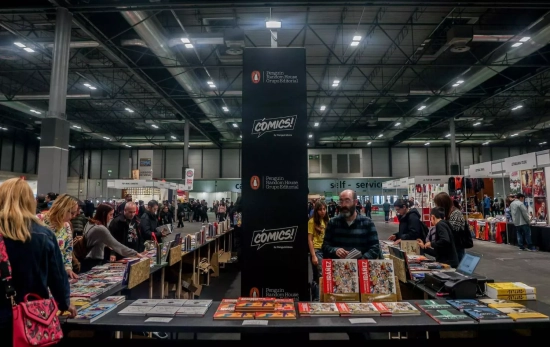 Un puesto del Salón del Cómic, en IFEMA , en noviembre de 2023 RICARDO RUBIO EUROPA PRESS Un puesto del Salón del Cómic, en IFEMA , en noviembre de 2023 RICARDO RUBIO EUROPA PRESS