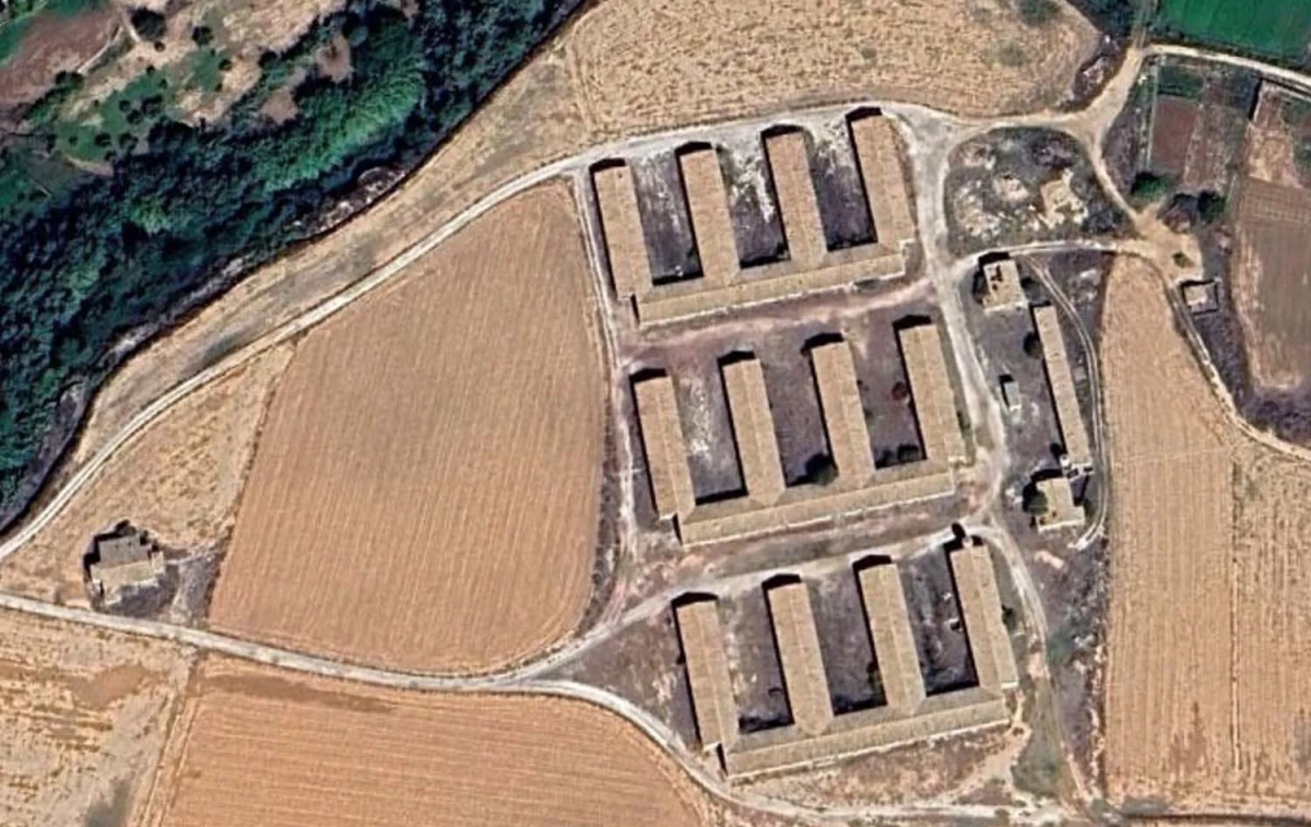 Vista aérea del campo de refugiados 'Rusia' / GOOGLE MAPS Vista aérea del campo de refugiados 'Rusia' / GOOGLE MAPS