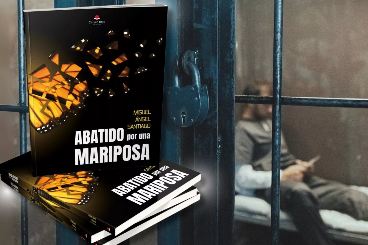 Miguel Ángel Santiago, el autor que escribió su obra en prisión: "Es estar en un Gran Hermano extremo"/ Montaje CG