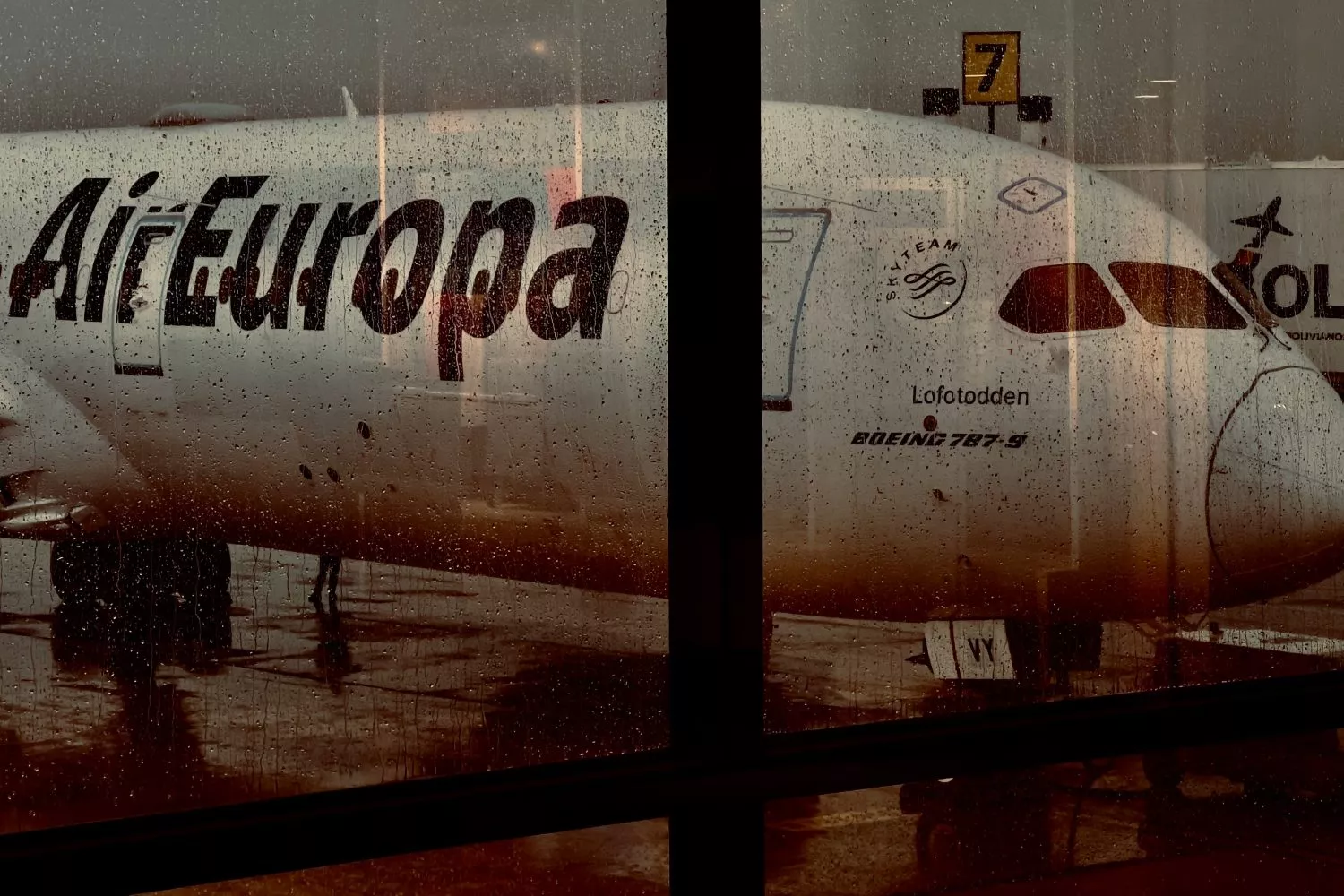 Un avión de Air Europa / UNSPLASH Un avión de Air Europa / UNSPLASH