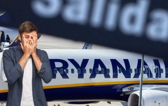 Un pasajero al que Ryanair podría multar / Fotomontaje CONSUMIDOR GLOBAL Un pasajero al que Ryanair podría multar / Fotomontaje CONSUMIDOR GLOBAL