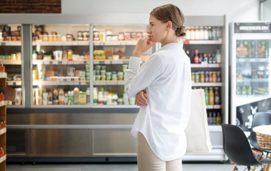 Una consumidora en un supermercado / FREEPIK Una consumidora en un supermercado / FREEPIK