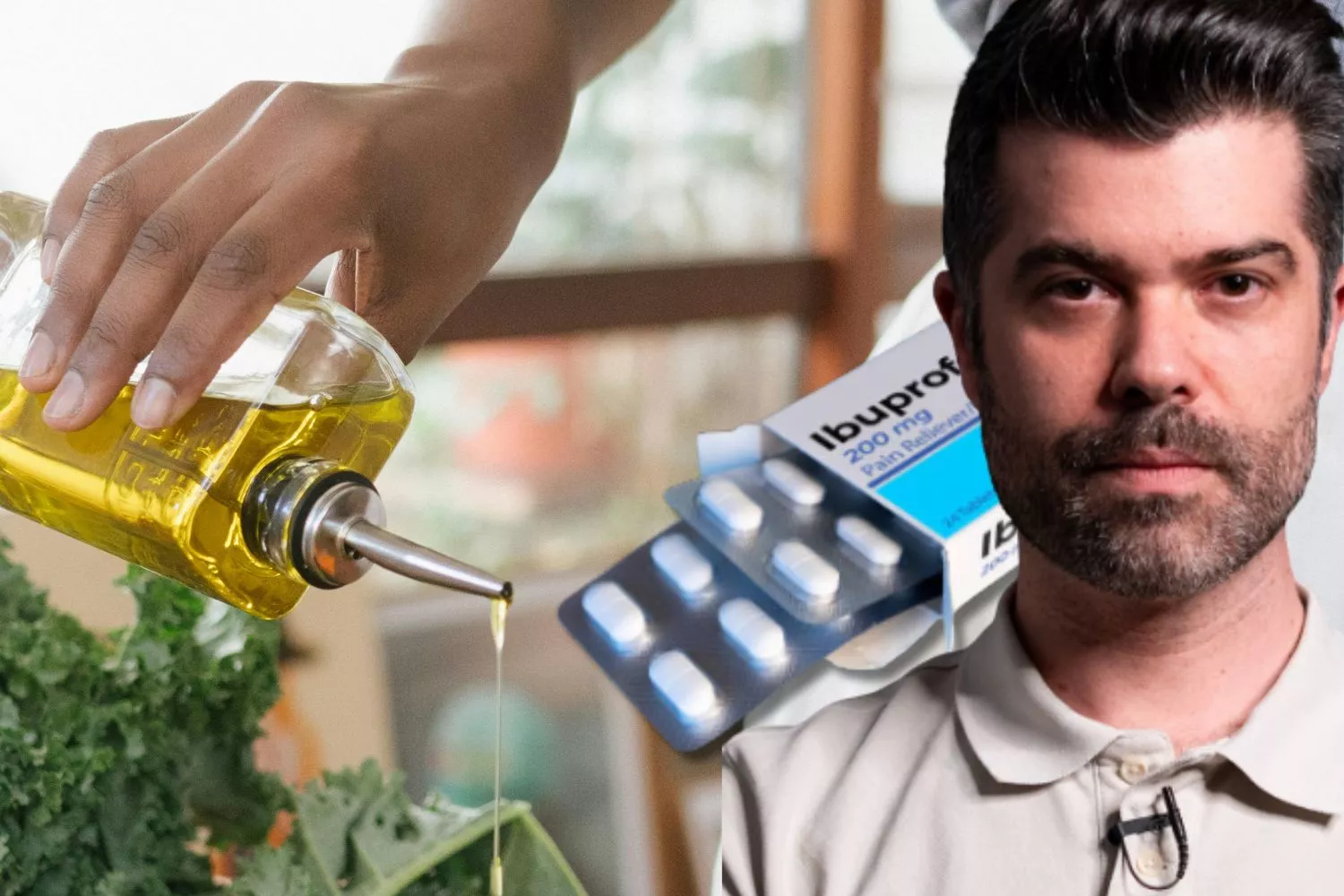 Luis Zamora, nutricionista, sobre este alimento con el mismo poder que el ibuprofeno / Montaje CG Luis Zamora, nutricionista, sobre este alimento con el mismo poder que el ibuprofeno / Montaje CG
