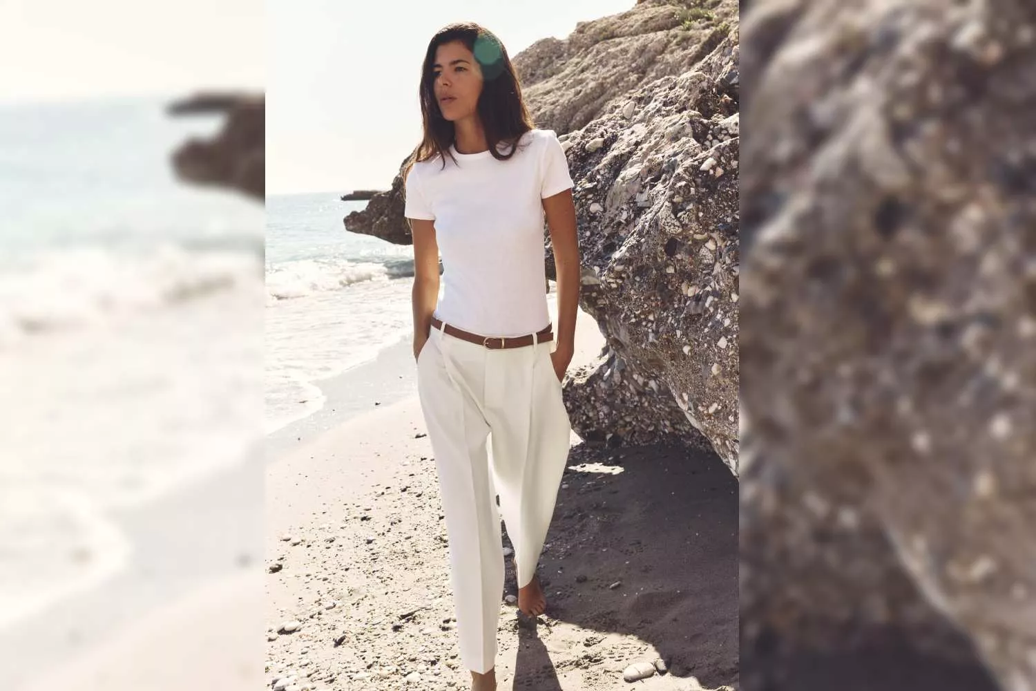 Una camiseta básica blanca de Zara / ZARA