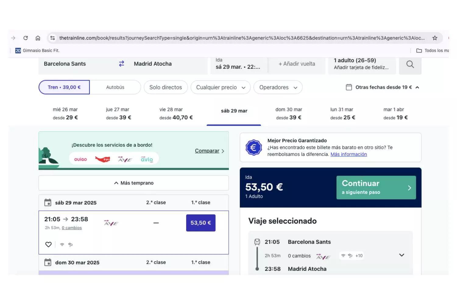 Billete Barcelona a Madrid disponible en Trainline / TRAINLINE Billete Barcelona a Madrid disponible en Trainline / TRAINLINE