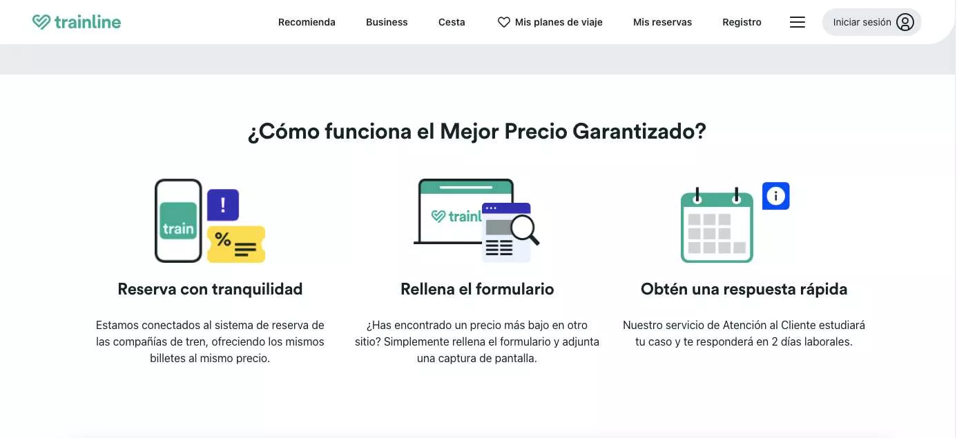 Pasos para acceder a la promoción de Trainline / TRAINLINE Pasos para acceder a la promoción de Trainline / TRAINLINE