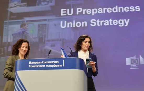 Comisarias europeas Roxana Minzatu y Hadja Lahbib Comisarias europeas Roxana Minzatu y Hadja Lahbib
