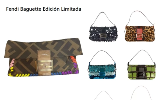 Bolso icónico de los 90 de Fendi estilo 'baguette'/ Montaje CG Bolso icónico de los 90 de Fendi estilo 'baguette'/ Montaje CG