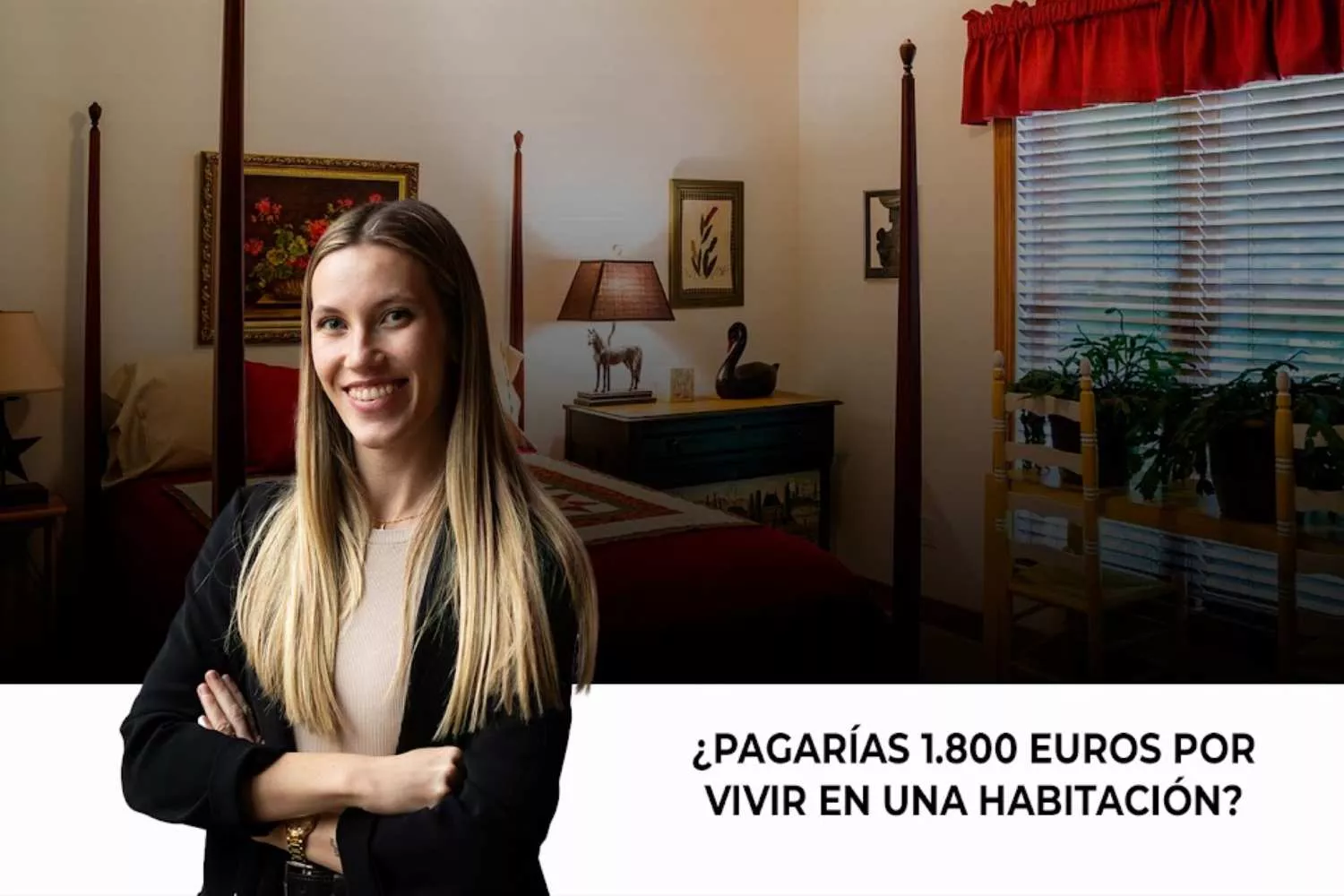 Videoblog Ana Siles sobre habitaciones en pisos de lujo / Fotomontaje CG Videoblog Ana Siles sobre habitaciones en pisos de lujo / Fotomontaje CG