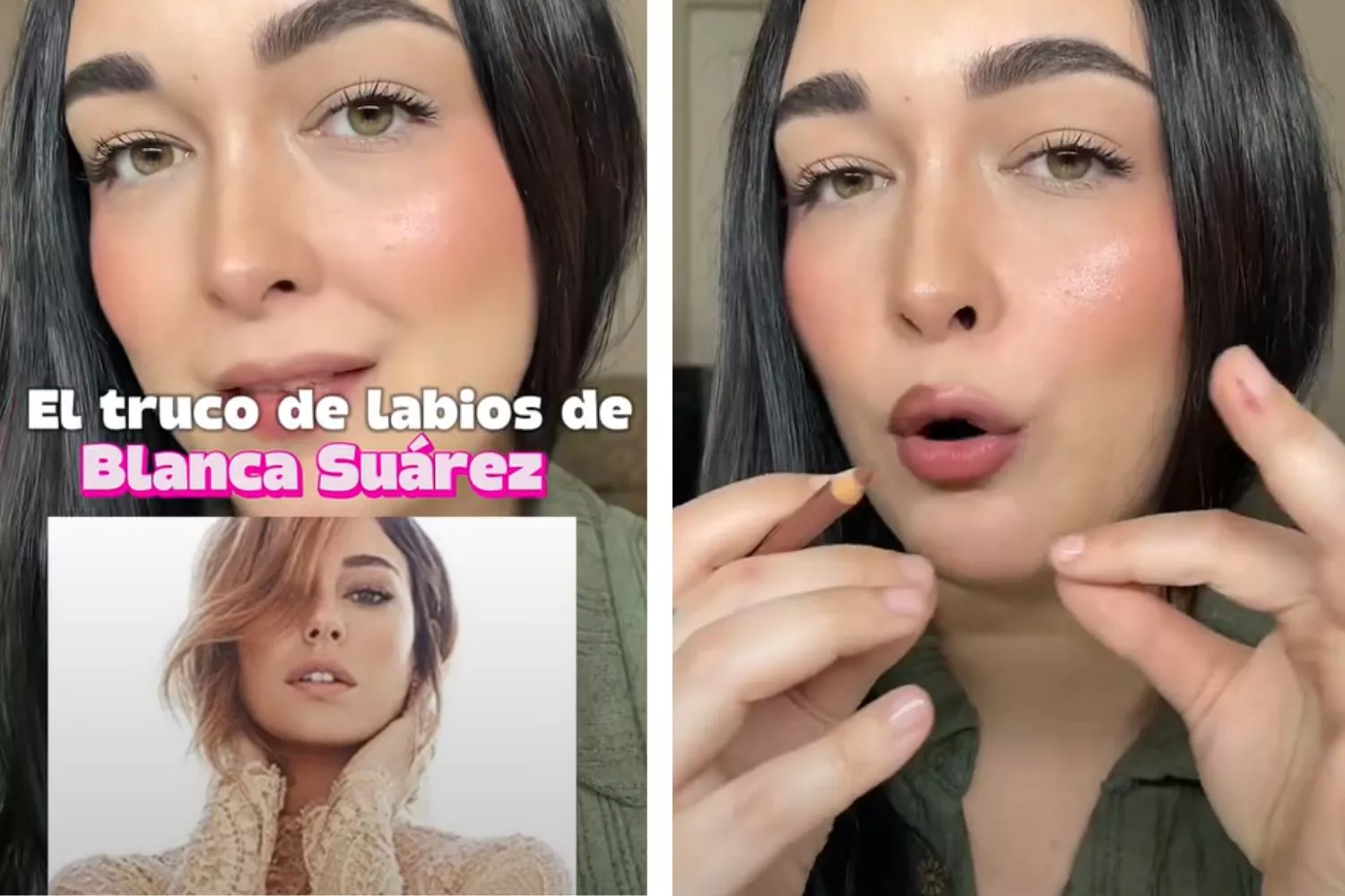 El supermercado donde Blanca Suárez compra su lápiz labial/ Montaje CG 