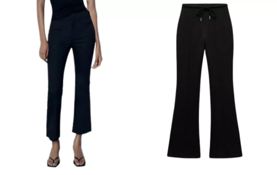 Ejemplos de pantalones tipo flare/ Montaje CG Ejemplos de pantalones tipo flare/ Montaje CG