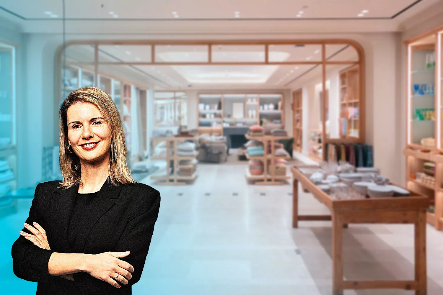 Nuria Font, diretora da Mango Home / Montagem Consumidor Global