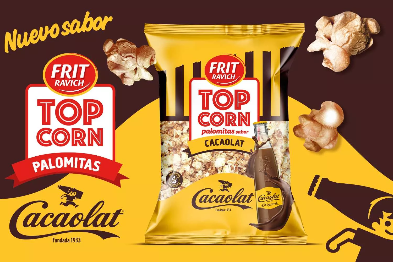 Nuevas palomitas de Cacaolat y Frit Ravich / FRIT RAVICH Nuevas palomitas de Cacaolat y Frit Ravich / FRIT RAVICH