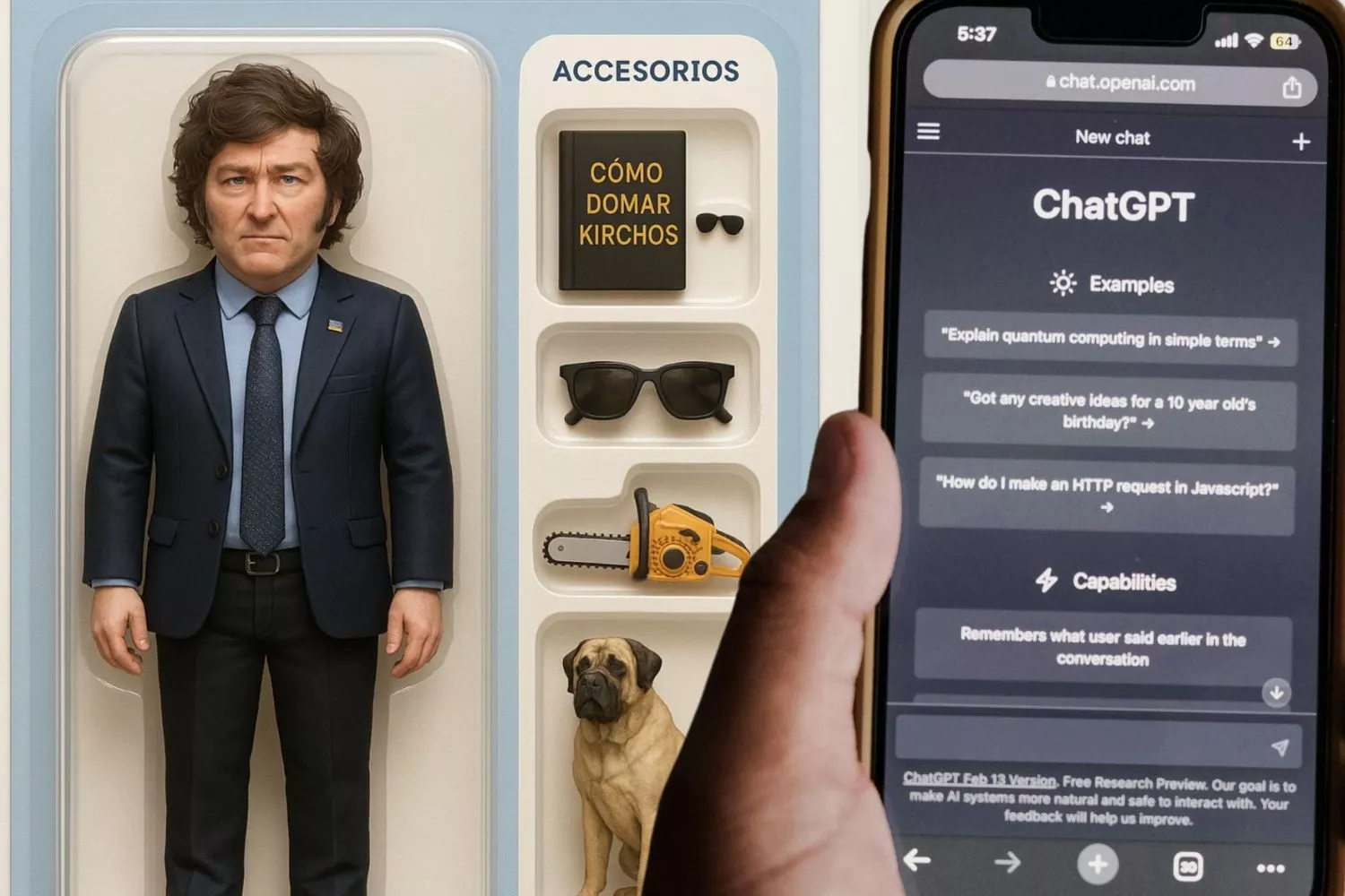 Cómo crear imágenes estilo 'muñeco de acción con caja' en ChatGPT / Montaje CG