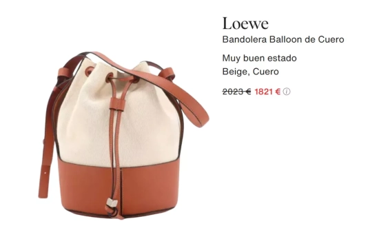 Bolso Bombonera de Loewe a precio de tienda de segunda mano/ VESTIARE Bolso Bombonera de Loewe a precio de tienda de segunda mano/ VESTIARE