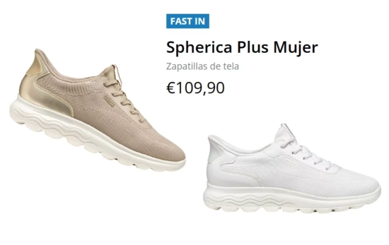 Spherica Plus: las 'sneakers' de Penélope Cruz/ Montaje CG Spherica Plus: las 'sneakers' de Penélope Cruz/ Montaje CG