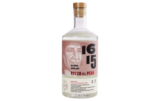 Una botella de Pisco 1615 / 1615 Una botella de Pisco 1615 / 1615
