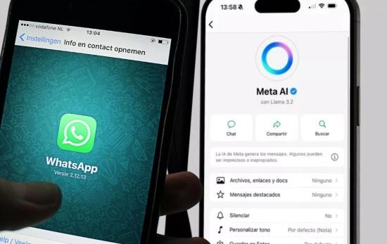 Meta AI en WhatsApp/ Montaje CG 